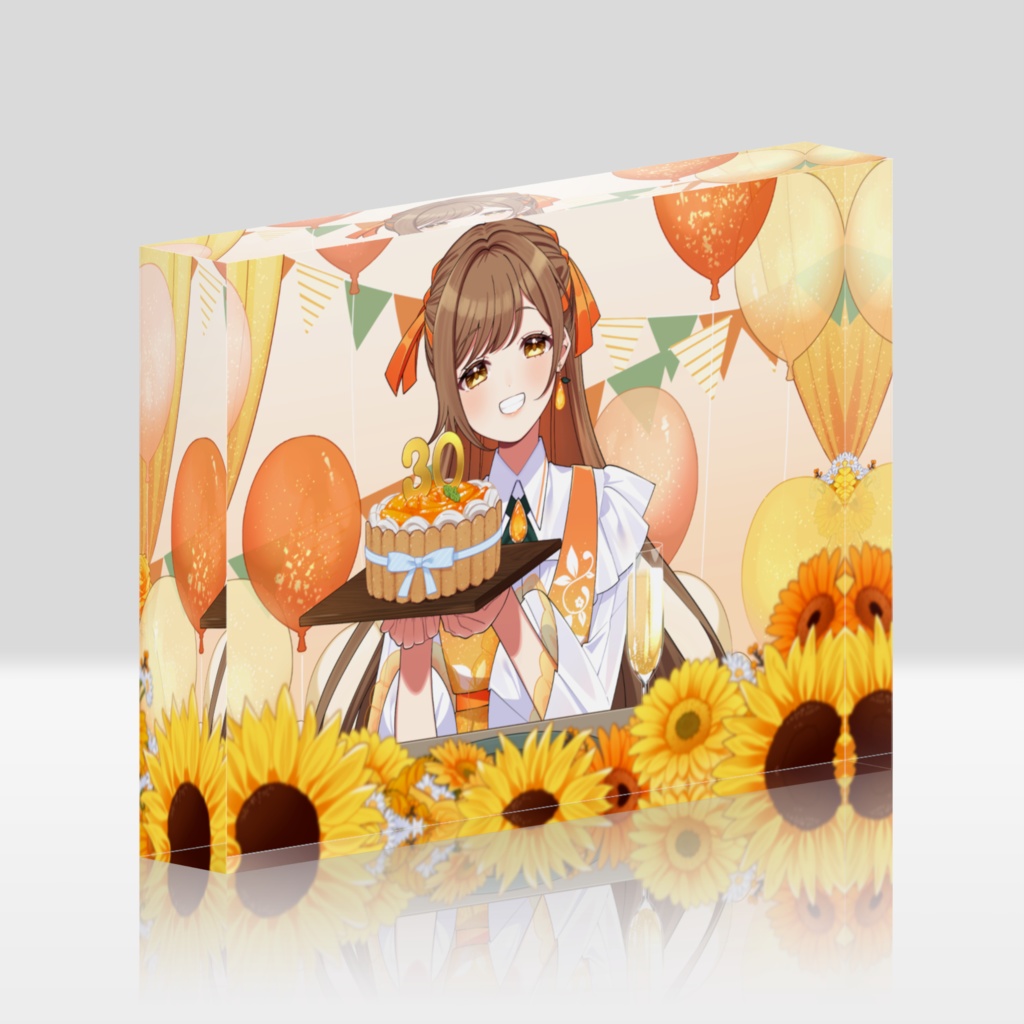 夏田みか2025生誕グッズ_アクリルブロック