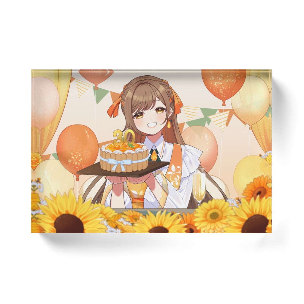 夏田みか2025生誕グッズ_アクリルブロック