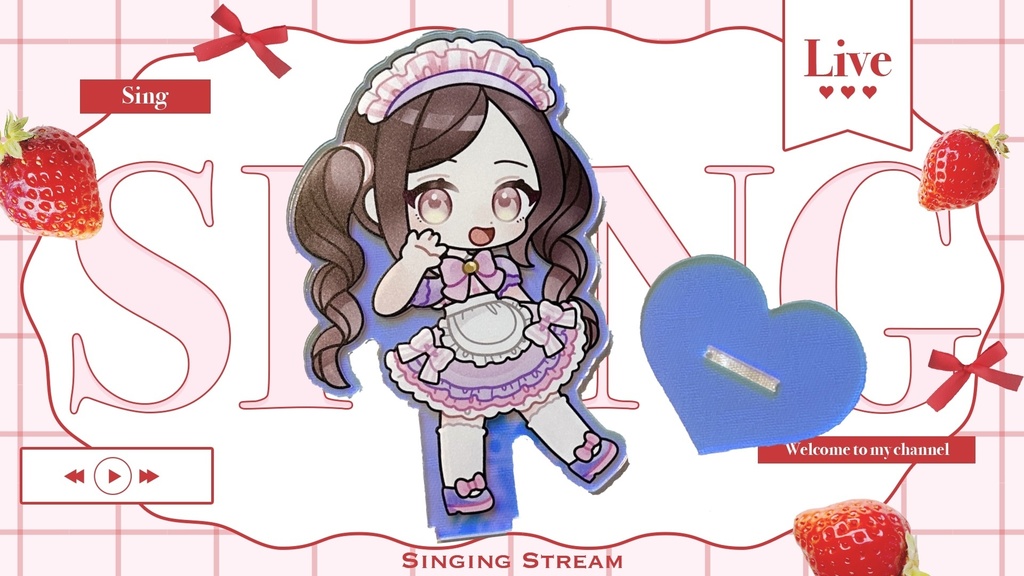 あいちゃんBIGオーロラアクリルスタンド