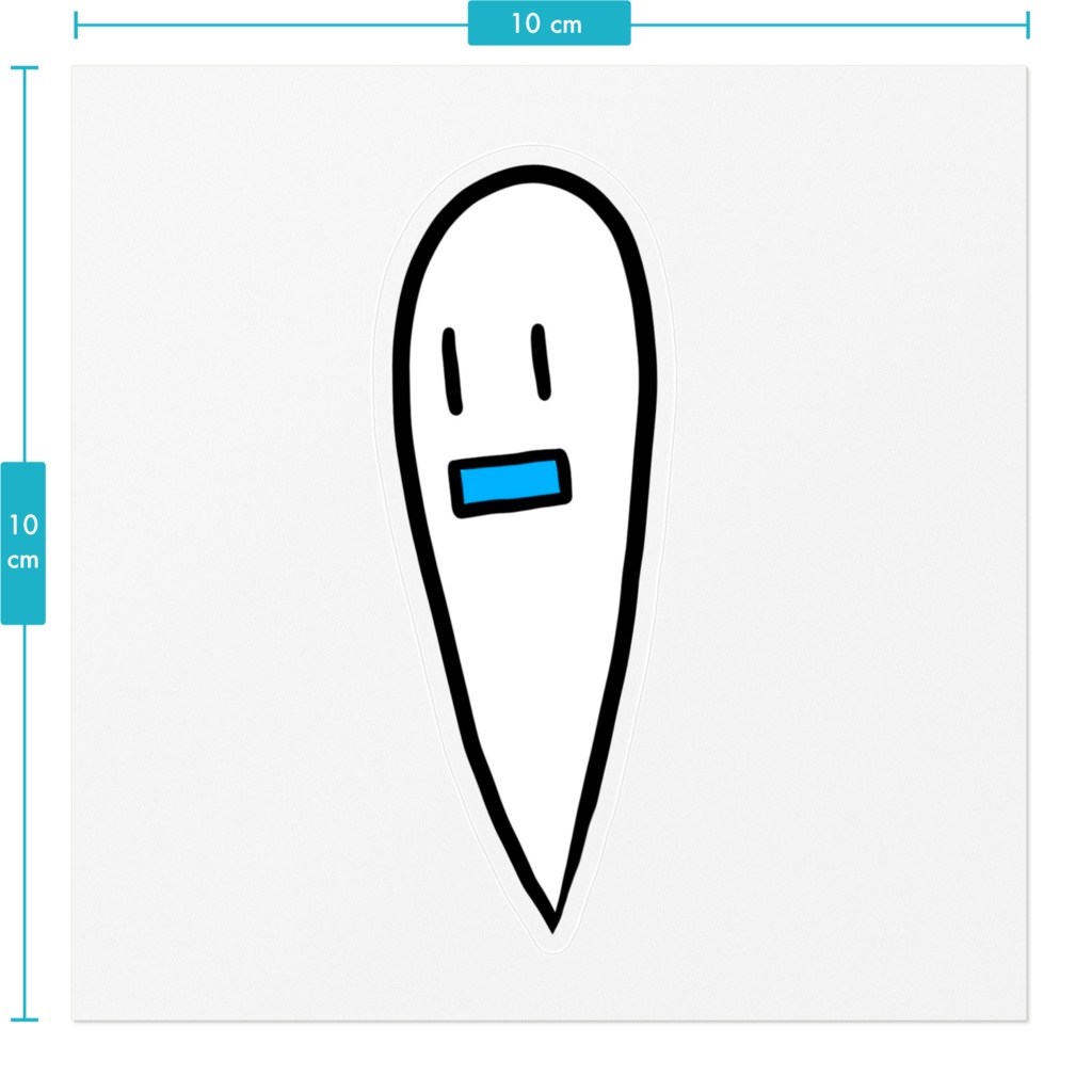 さまようたましいステッカー