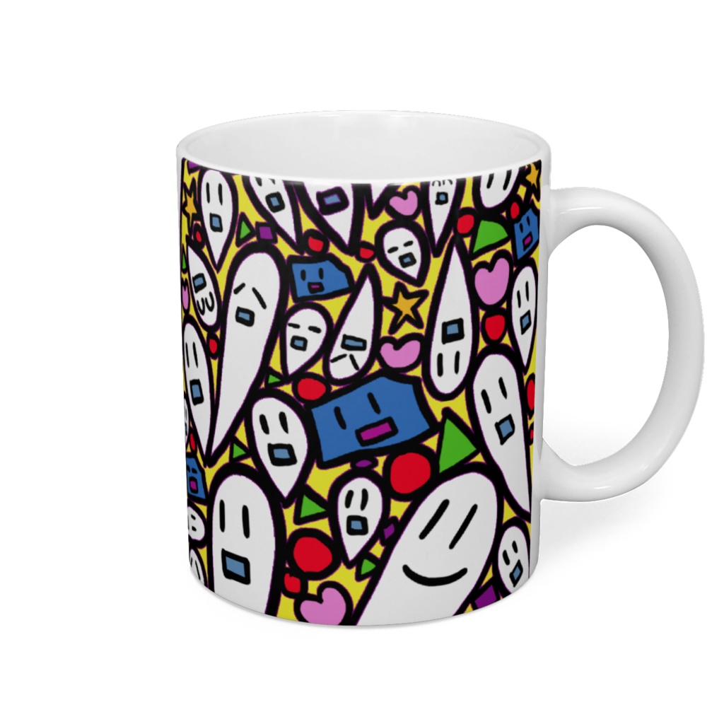 たましいくんド派手マグ