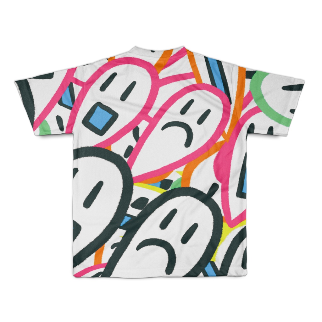 たましい全面Tシャツ