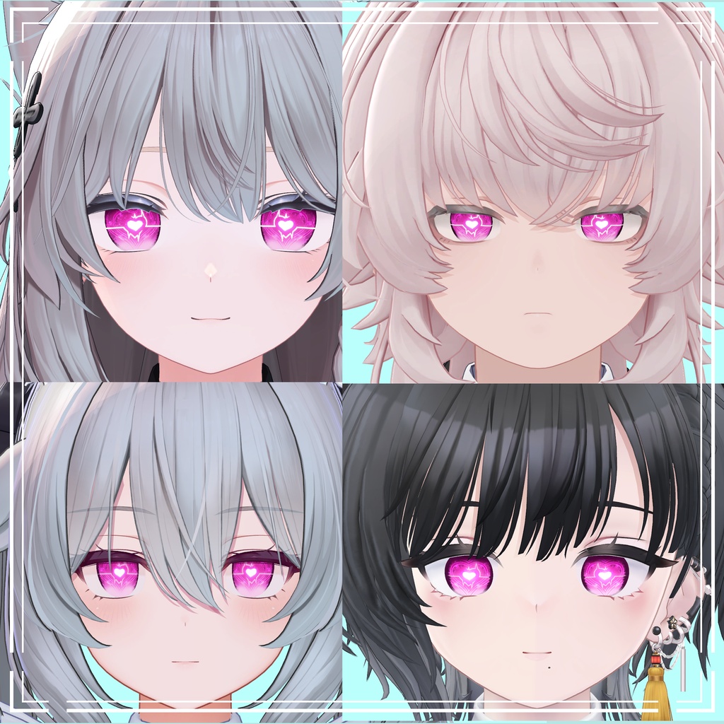 【 7アバター対応 】EH eye texture