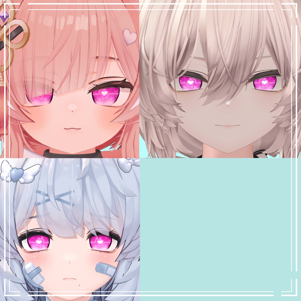 【 7アバター対応 】EH eye texture