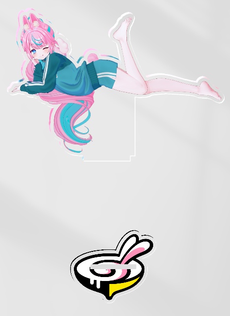 卯依れん 3D両面アクリルスタンド