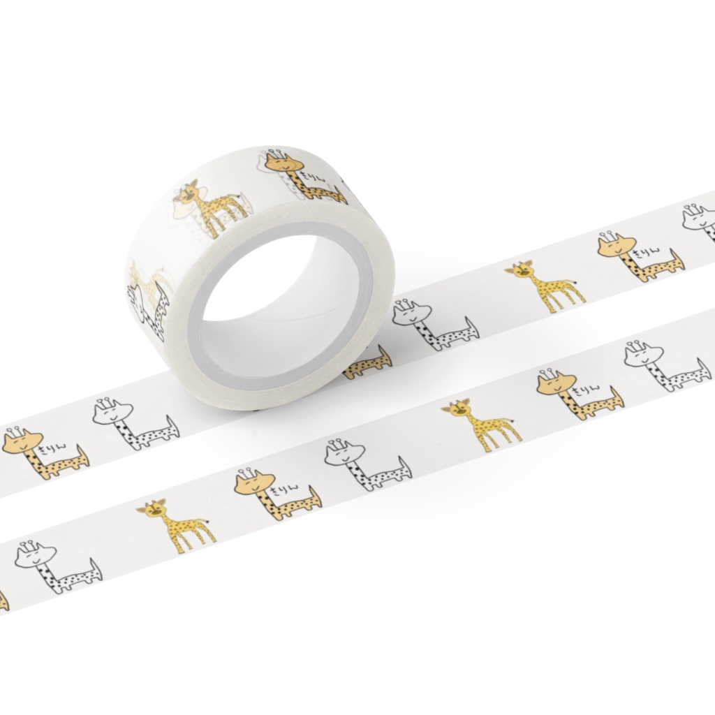 受注生産:きリんマスキングテープ 幅15mm×5m