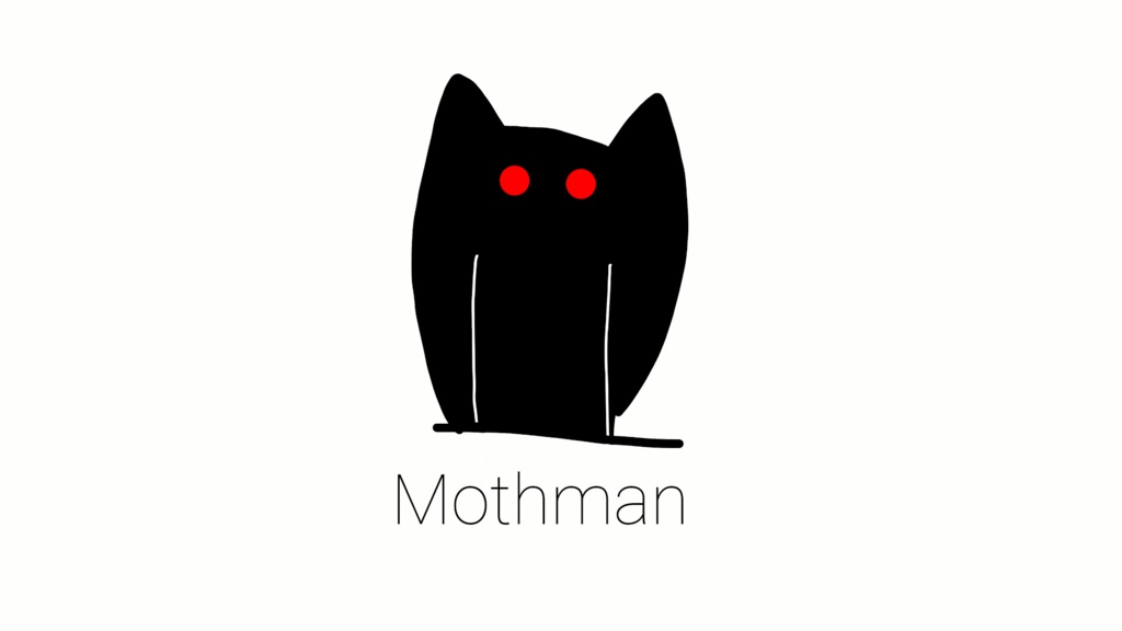Mothman is always watching you...缶バッジ