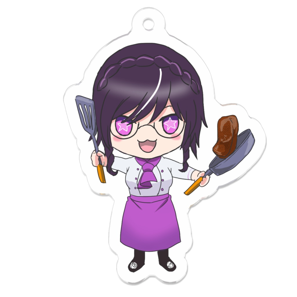 葉月なちゅえ パティシエキーホルダー