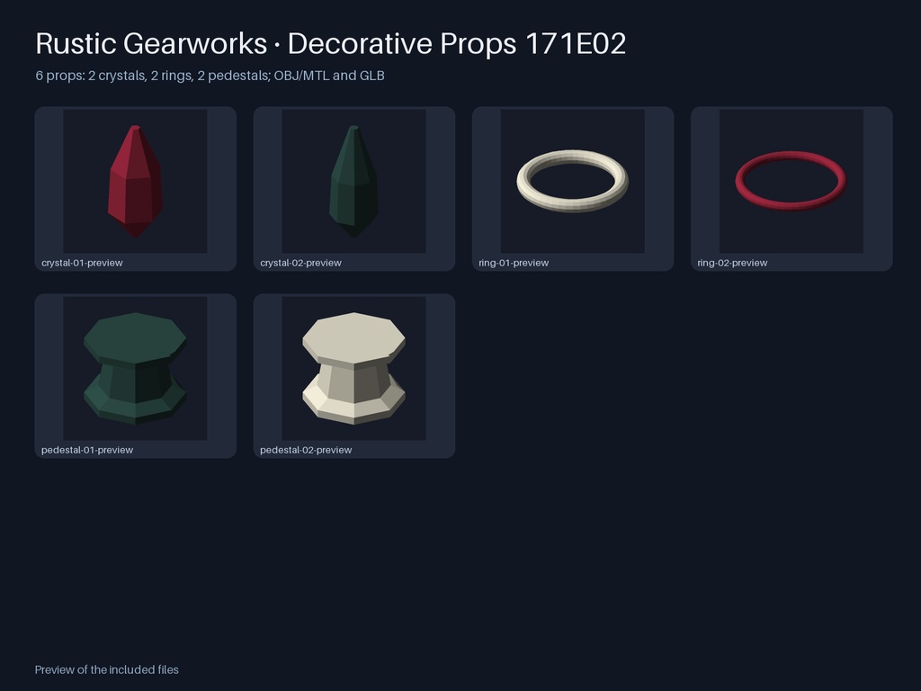 Rustic Gearworks · Decorative Props 171E02