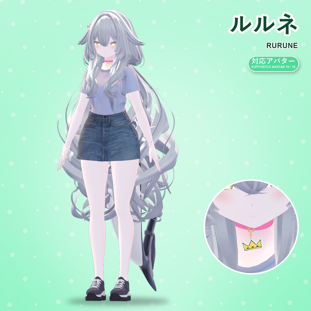 【発売記念30%OFF】魔法少女アクセサリーセット【16アバター対応】ピアス・ヘアピン・チョーカー・ブレスレット Magical Girl Accessory Set