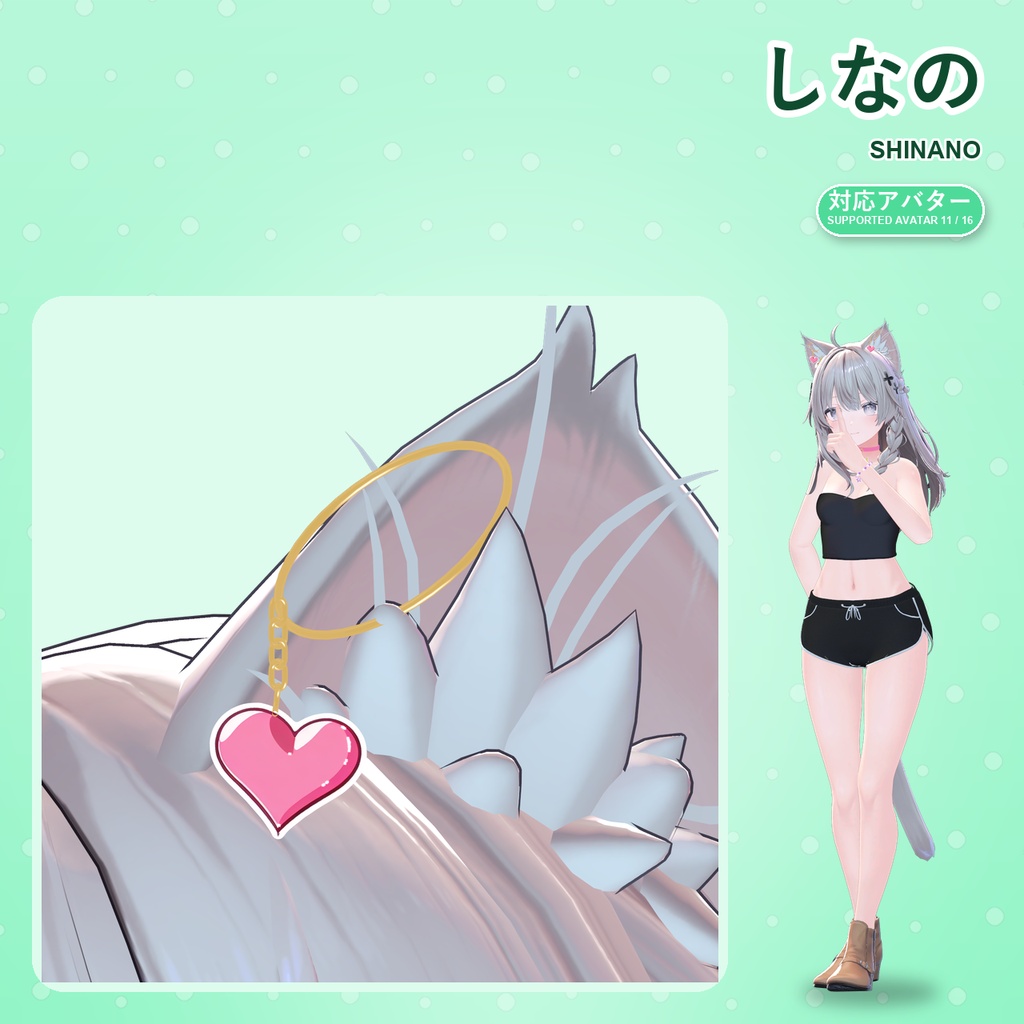 【発売記念30%OFF】魔法少女アクセサリーセット【16アバター対応】ピアス・ヘアピン・チョーカー・ブレスレット Magical Girl Accessory Set