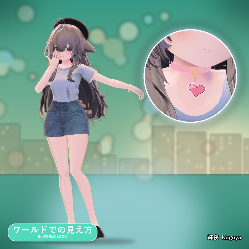 【発売記念30%OFF】苺ミルクアクセサリーセット【16アバター対応】ピアス・ヘアピン・チョーカー・ブレスレット Strawberry Milk Accessory Set