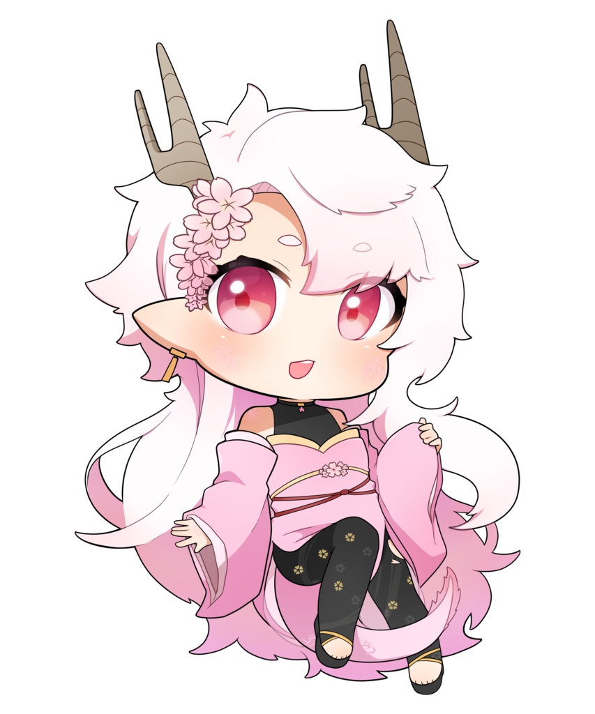 花嵐しだれミニキャラアクリルキーホルダー