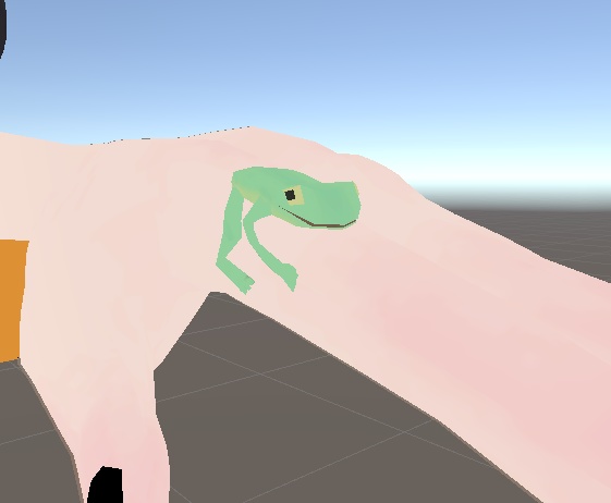蛙の指輪(3Dモデル)