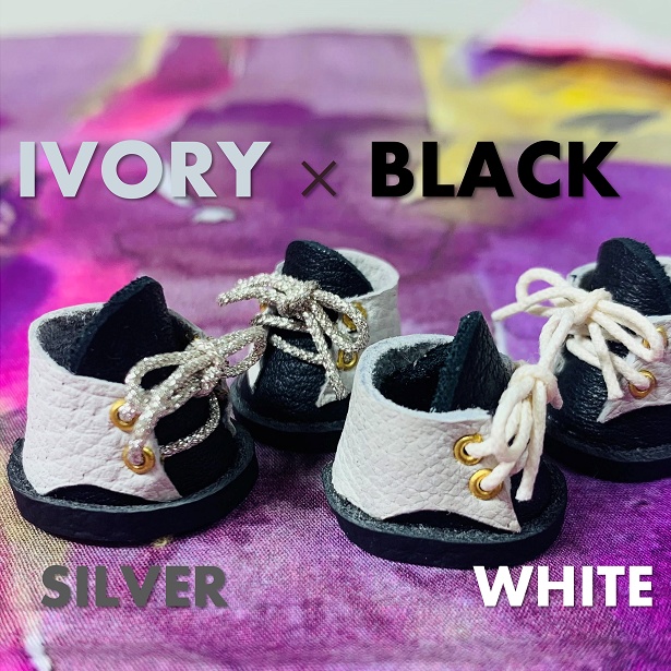 IVORY × BLACK ~ヒプぬい靴~