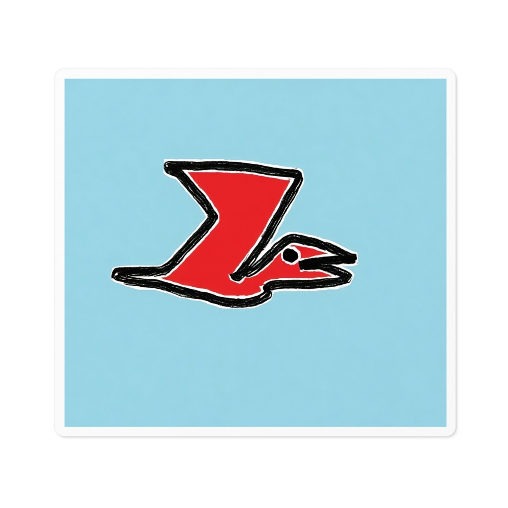 プテラノレッド ステッカー