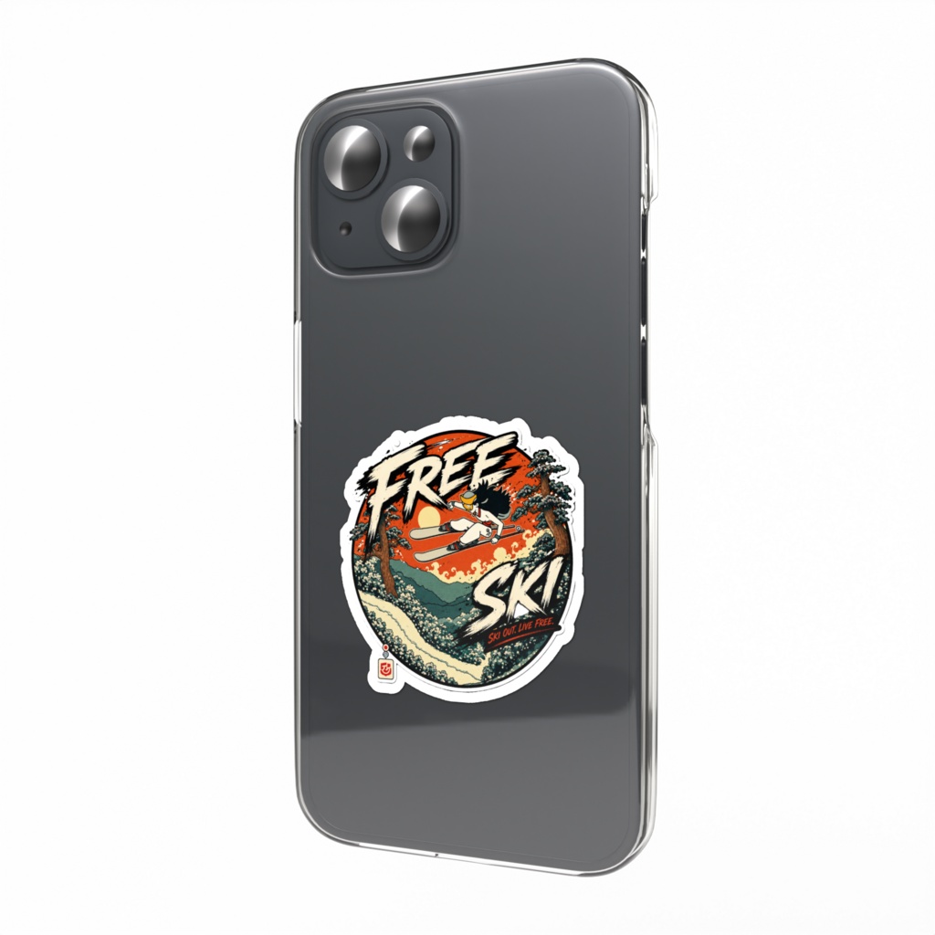 FREE SKI 7 スマホステッカー