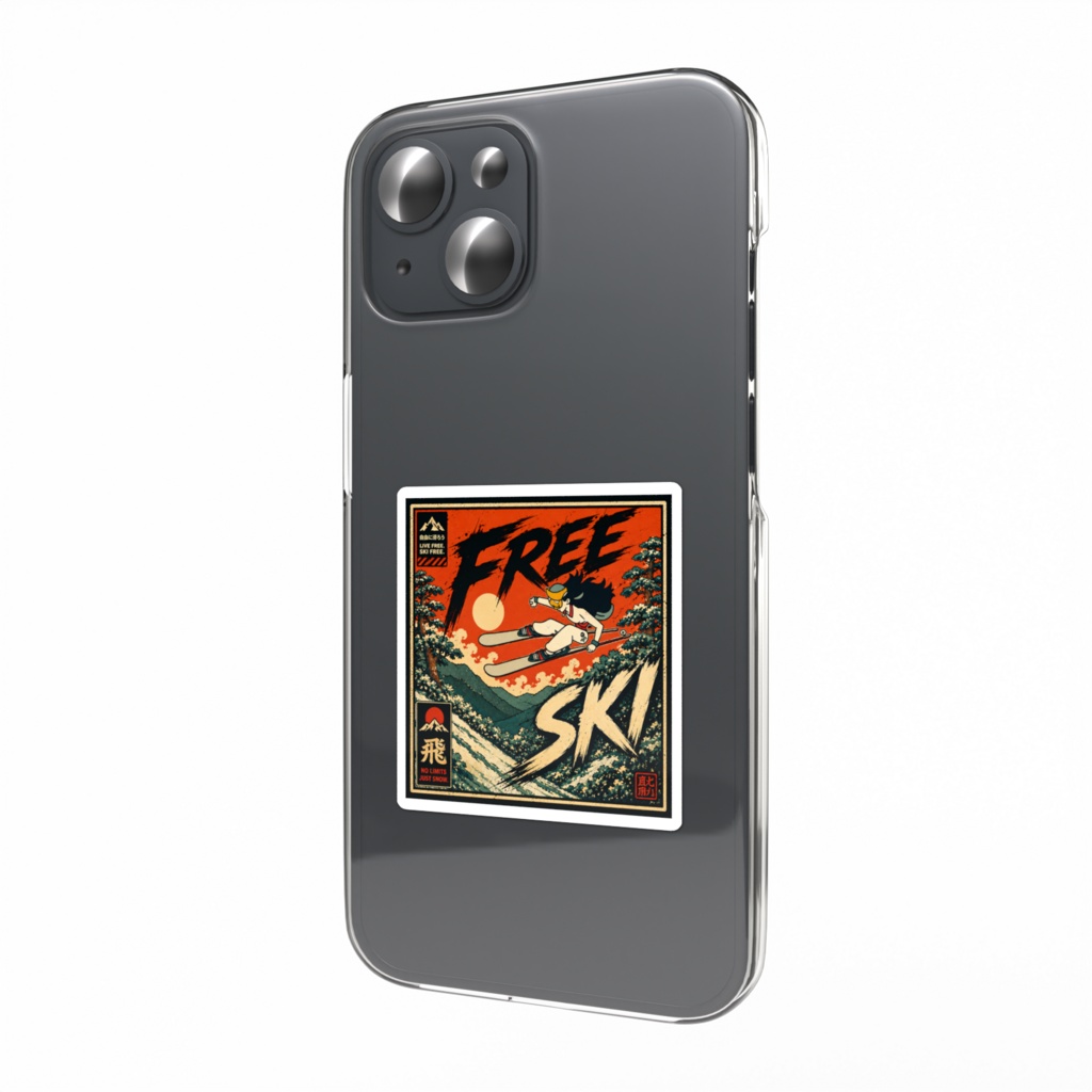 FREE SKI 8 スマホステッカー