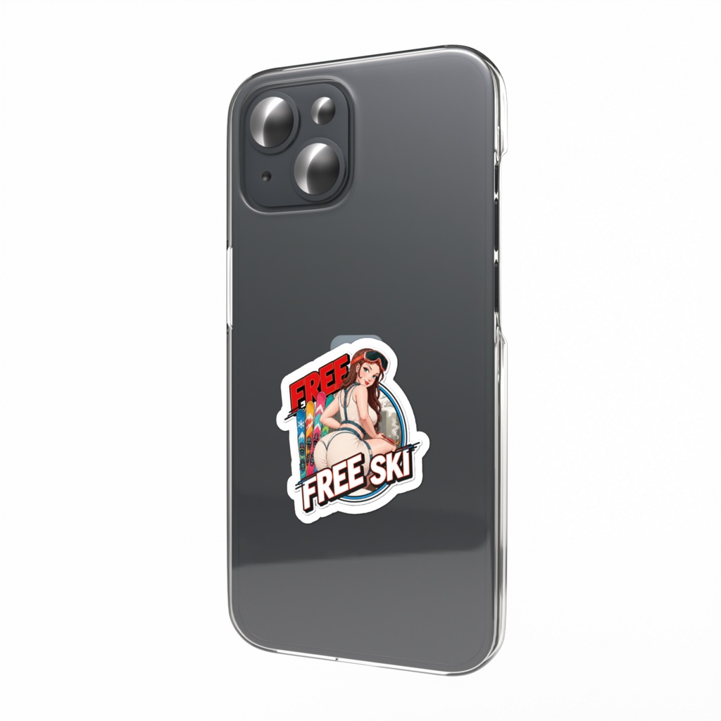 FREE SKI 9 スマホステッカー