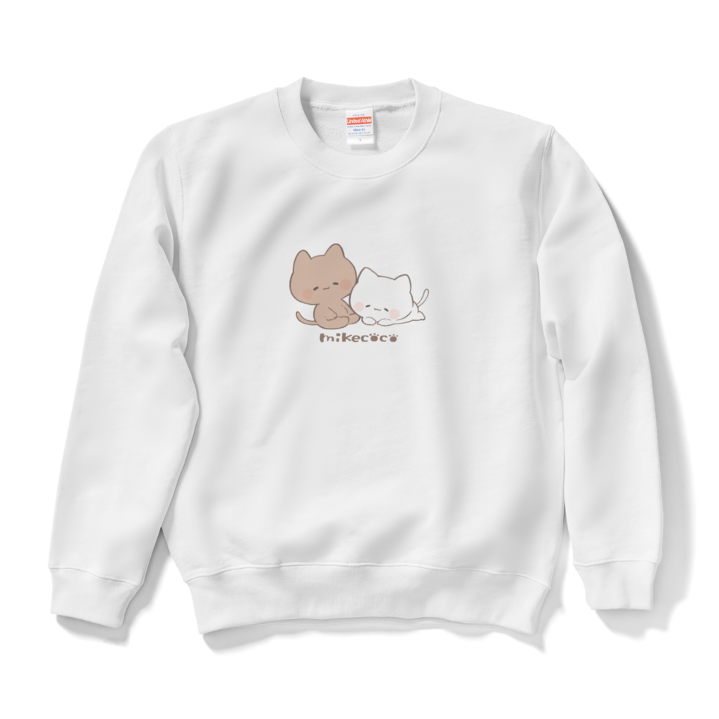 みけここスウェット - ホワイト