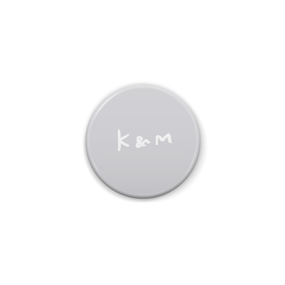 K&M 缶バッジ
