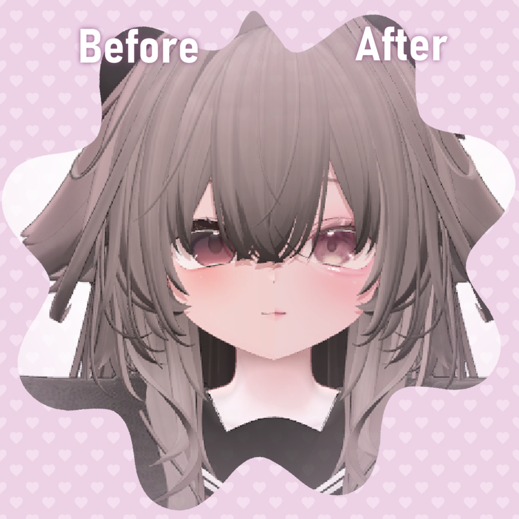 【期間限定無料】輝夜-kaguya- Makeup&Eyes tex&Blendshape