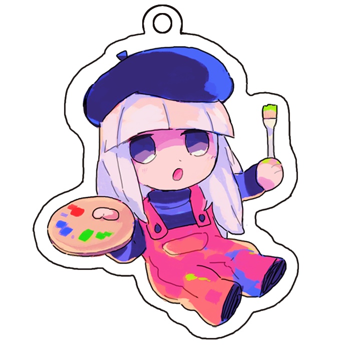 【創作】アクリルキーホルダー_バリー