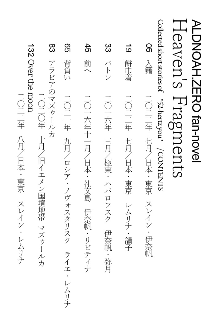【AZ】Heaven's Fragments