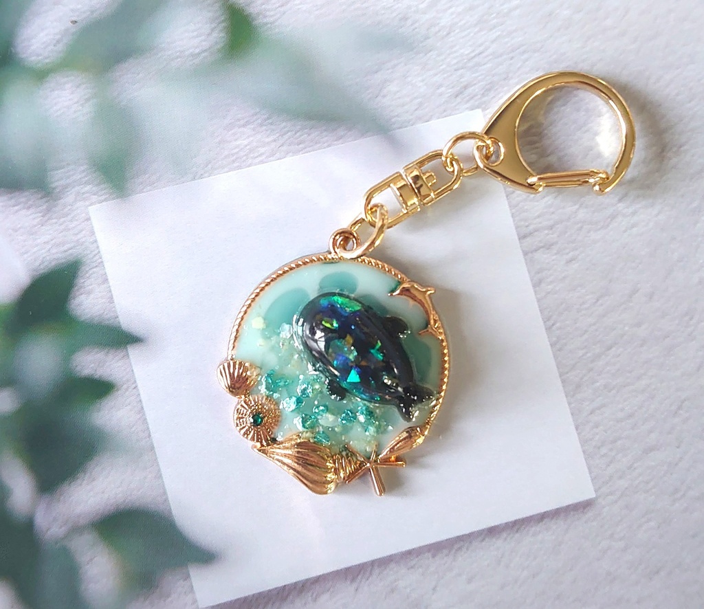 クジラさんのキーホルダー(別邸)