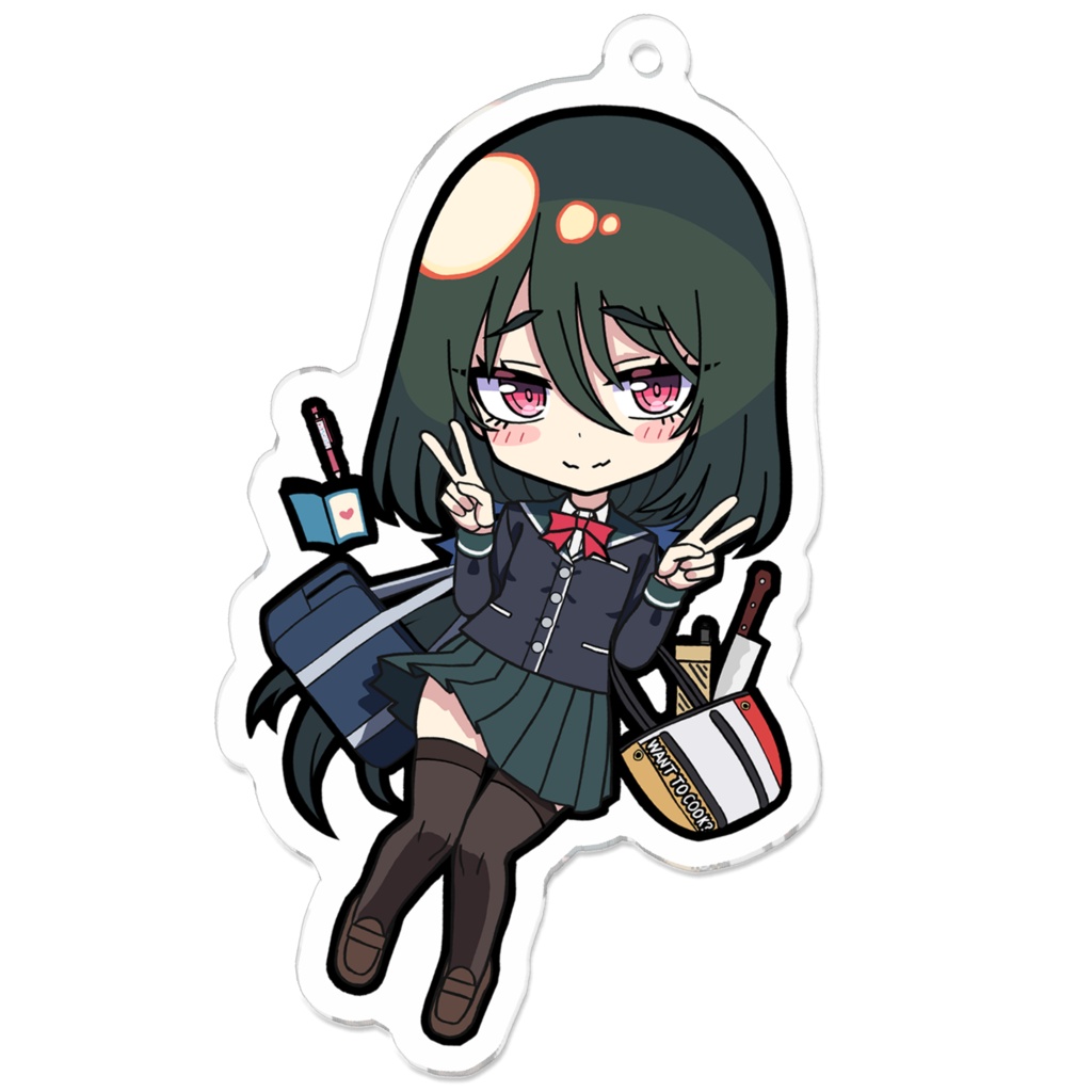 愛が重そうなJKアクキー