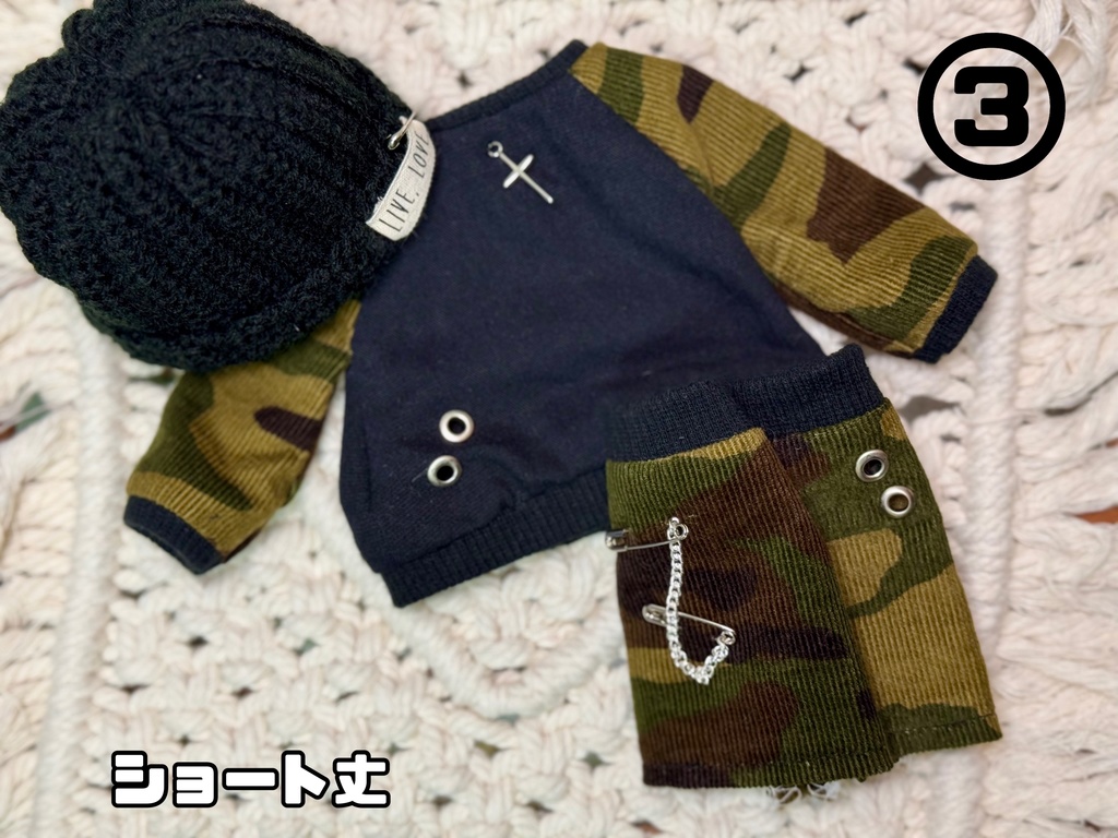 1/6 TinyFox imomodollサイズ お洋服 3点セット