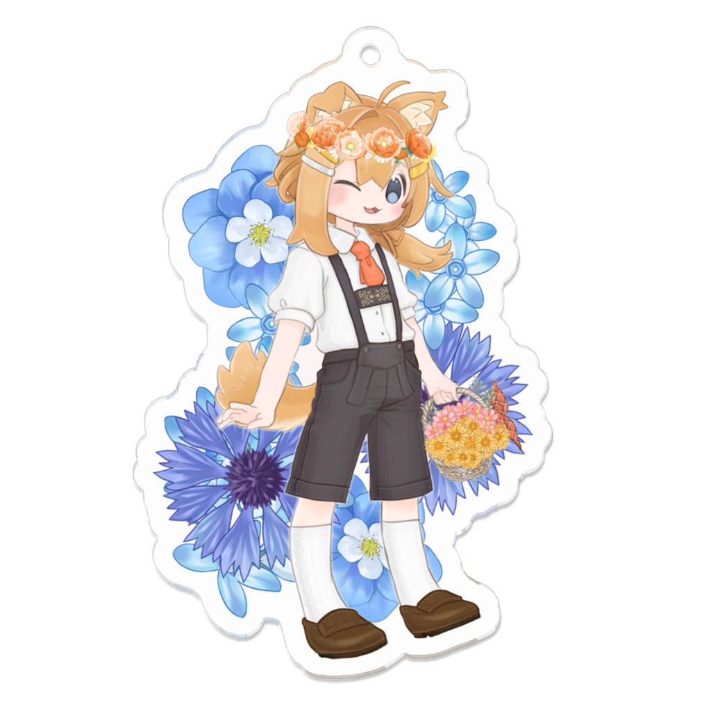 まめひなた【アクリルキーホルダー】