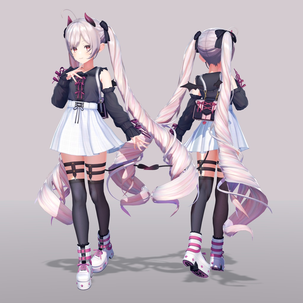 【VRChat向け3Dモデル】双迦 -ソカ(SOKA)