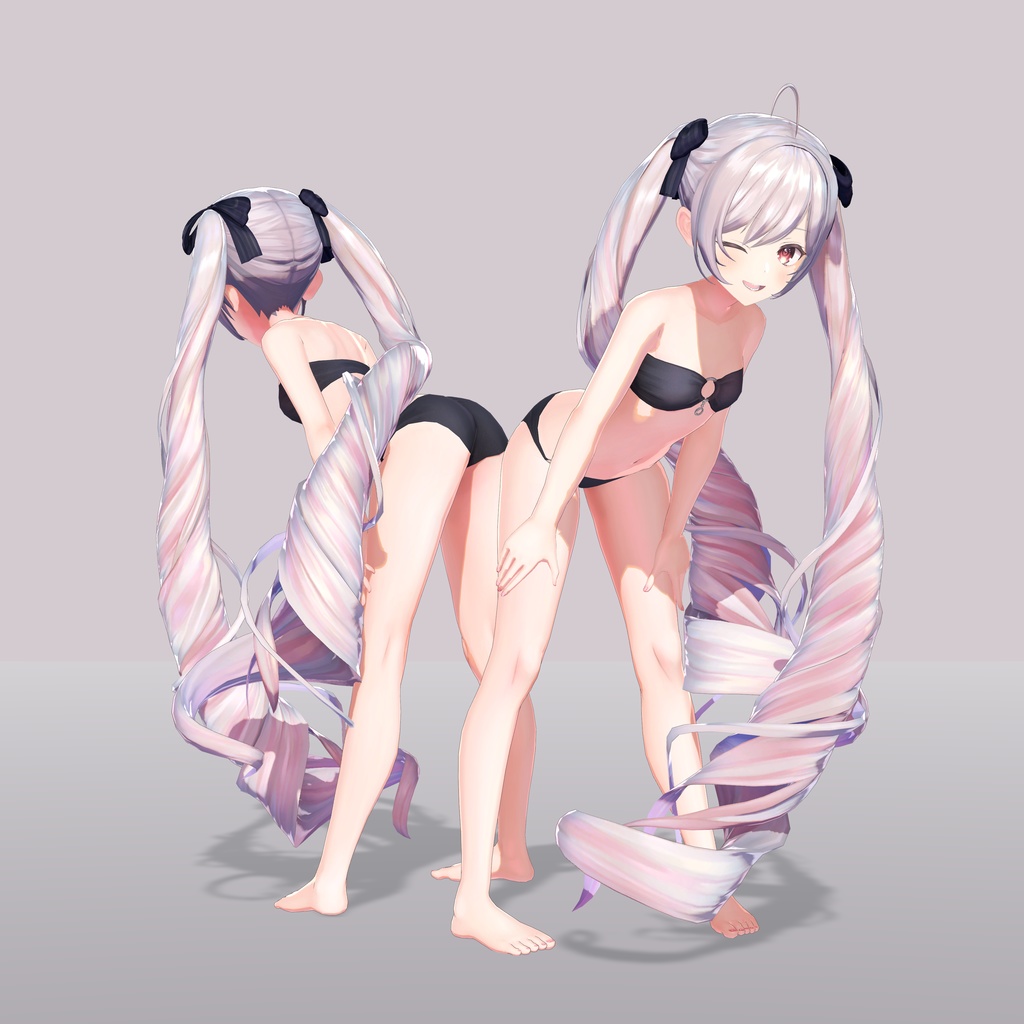 【VRChat向け3Dモデル】双迦 -ソカ(SOKA)