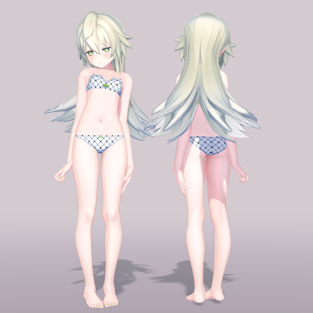 【VRChat向け3Dモデル】ルギネア(RUGINEA)