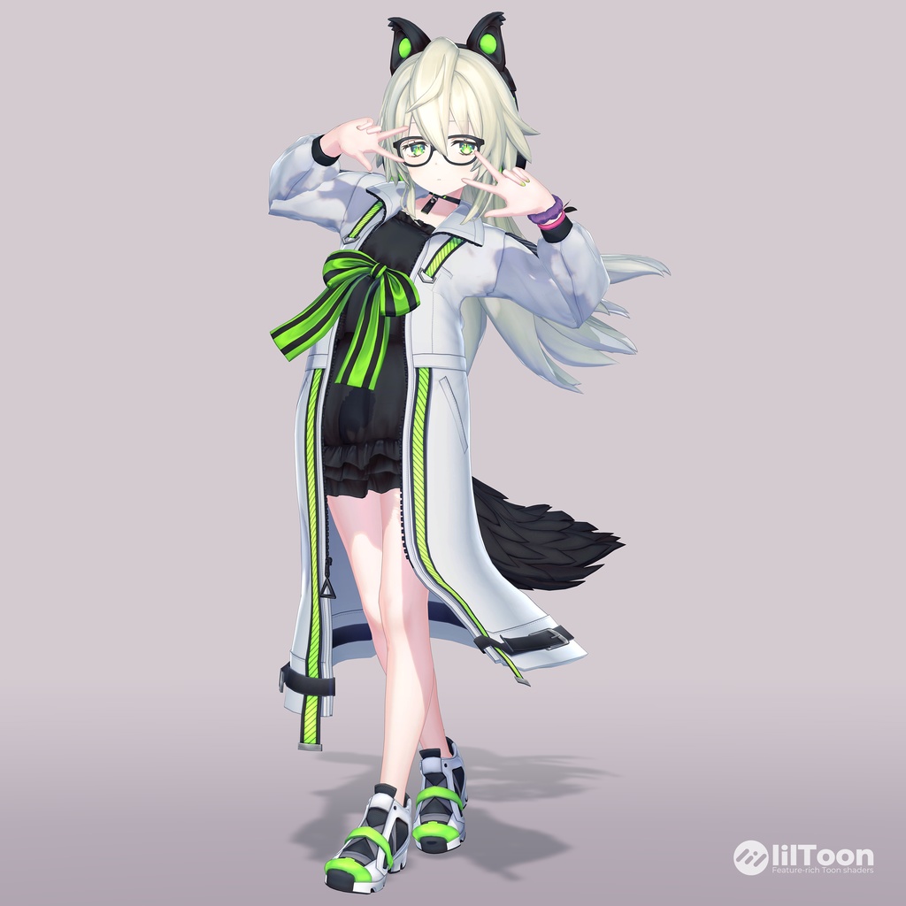 【VRChat向け3Dモデル】ルギネア(RUGINEA)