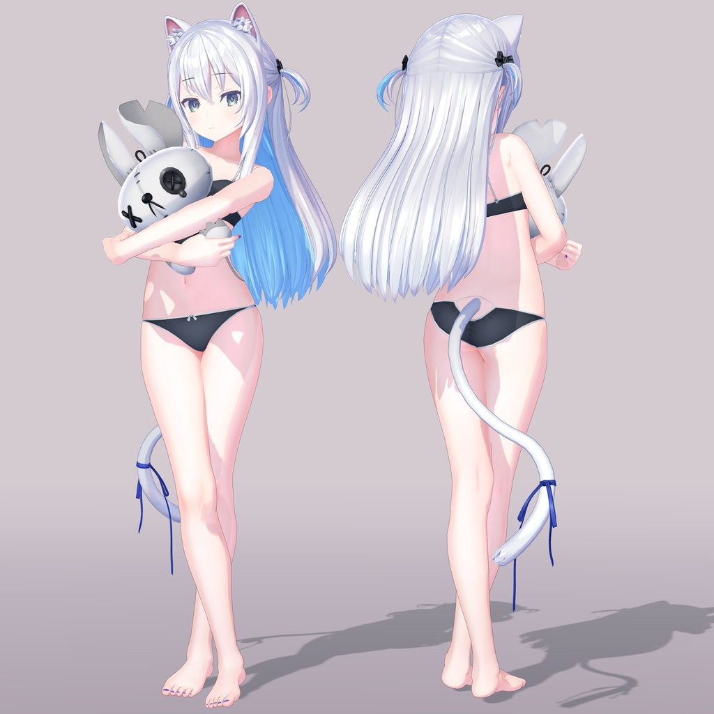 【VRChat向け3Dモデル】くろにゃむ(KURONYAM)