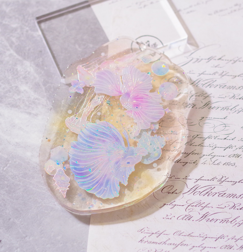 原神/レジンコースター/珊瑚宮心海