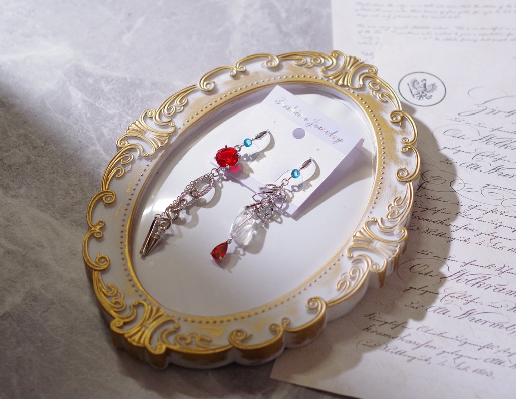 原神/イヤリング/リオセスリ