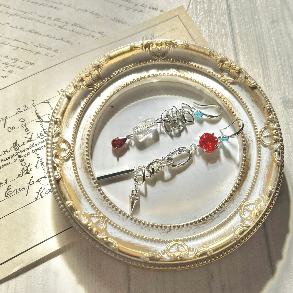 原神/イヤリング/リオセスリ