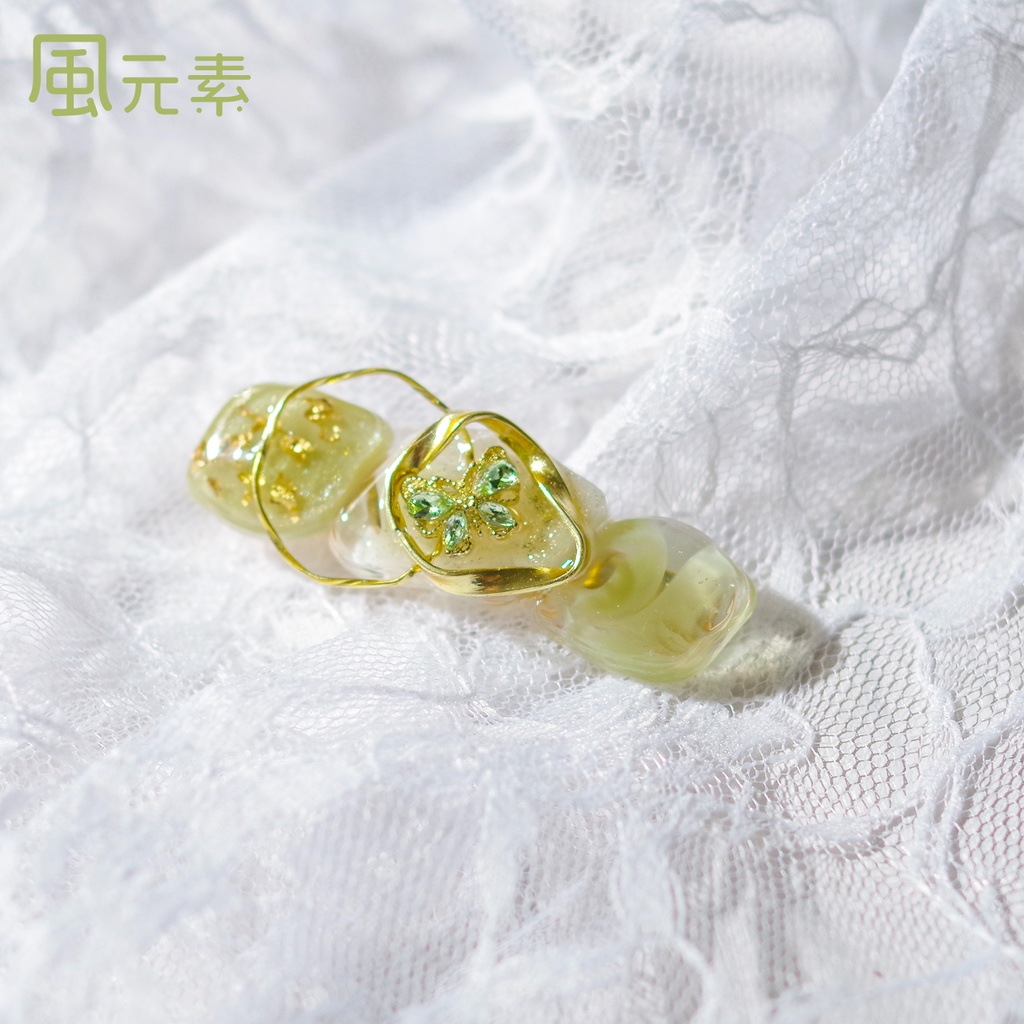 原神/ヘアクリップ/元素イメージ