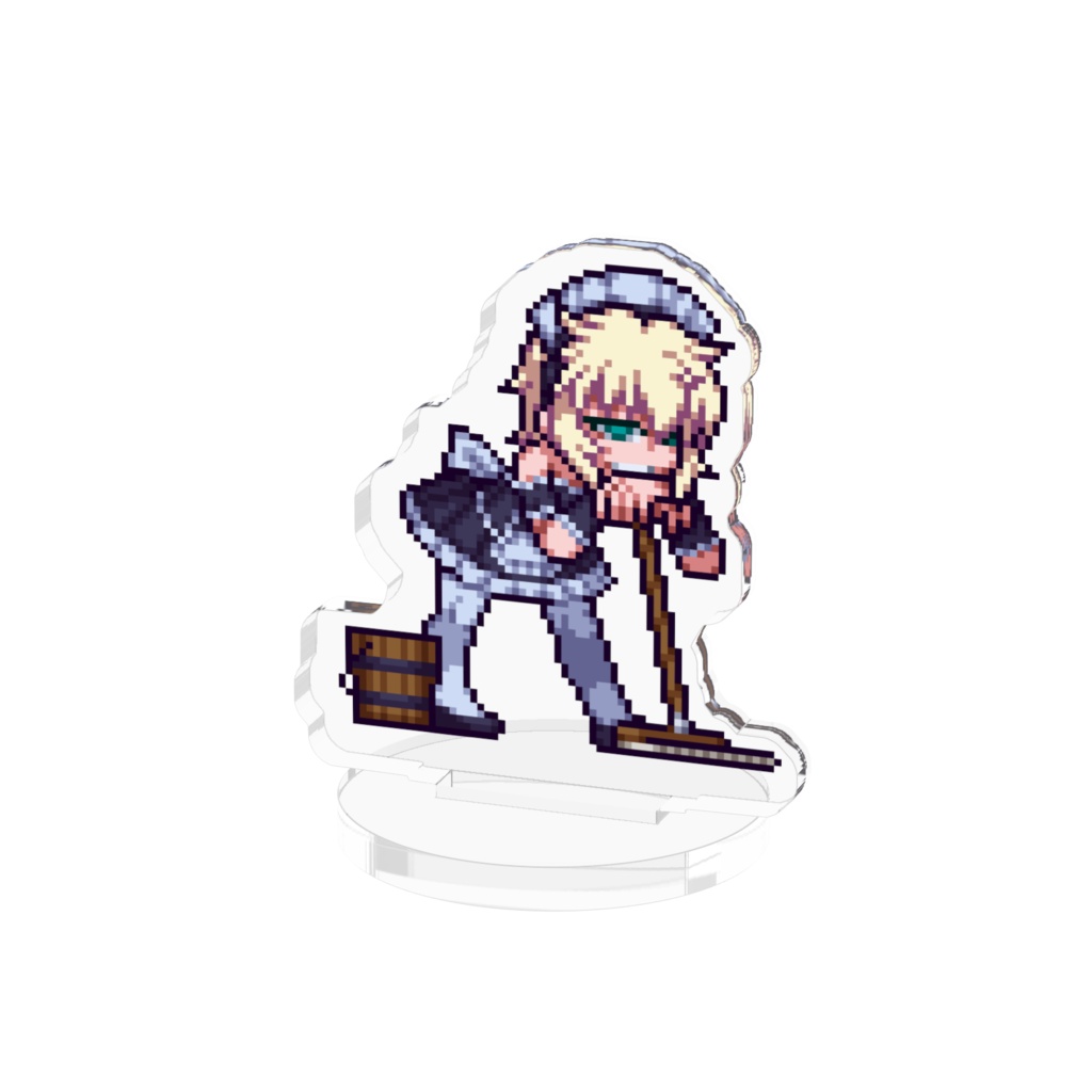 アクリルフィギュア【50x50mm】　タレット（メイド）
