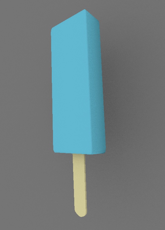 棒アイス ４種 チョコ オレンジ ソーダ スイカ セット Bluerock S 3d Model Booth