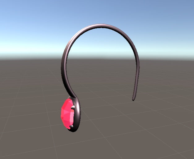 ルビーのピアス/イヤリング