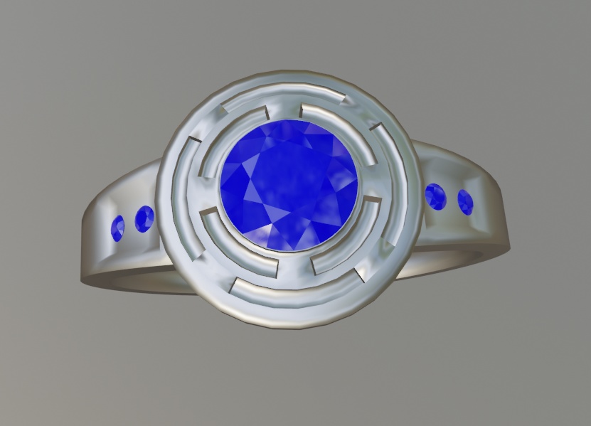 サファイアの指輪