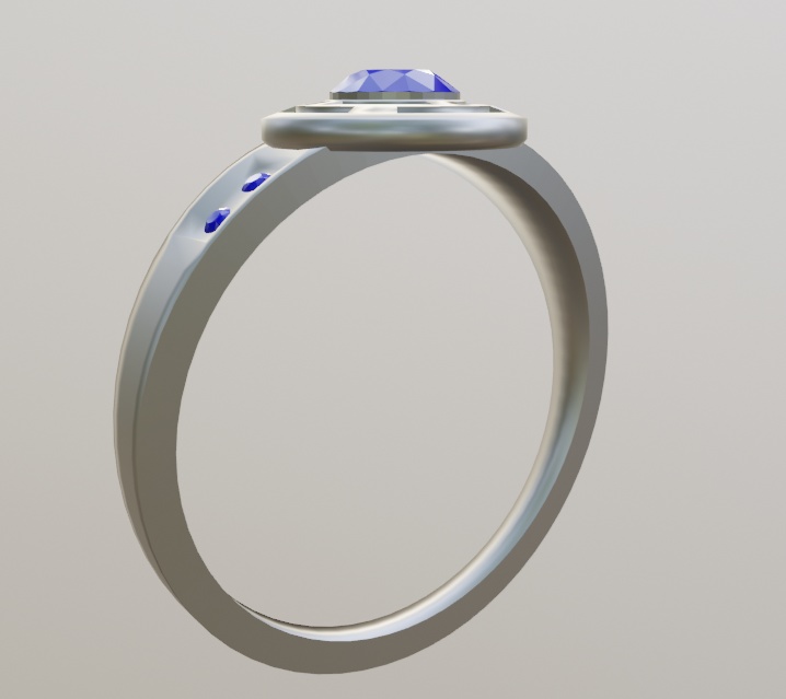 サファイアの指輪