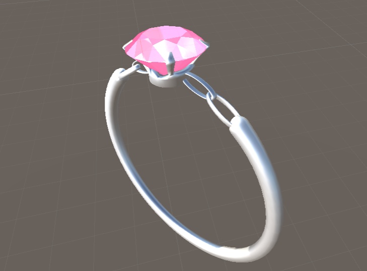 ピンクダイヤモンドの指輪