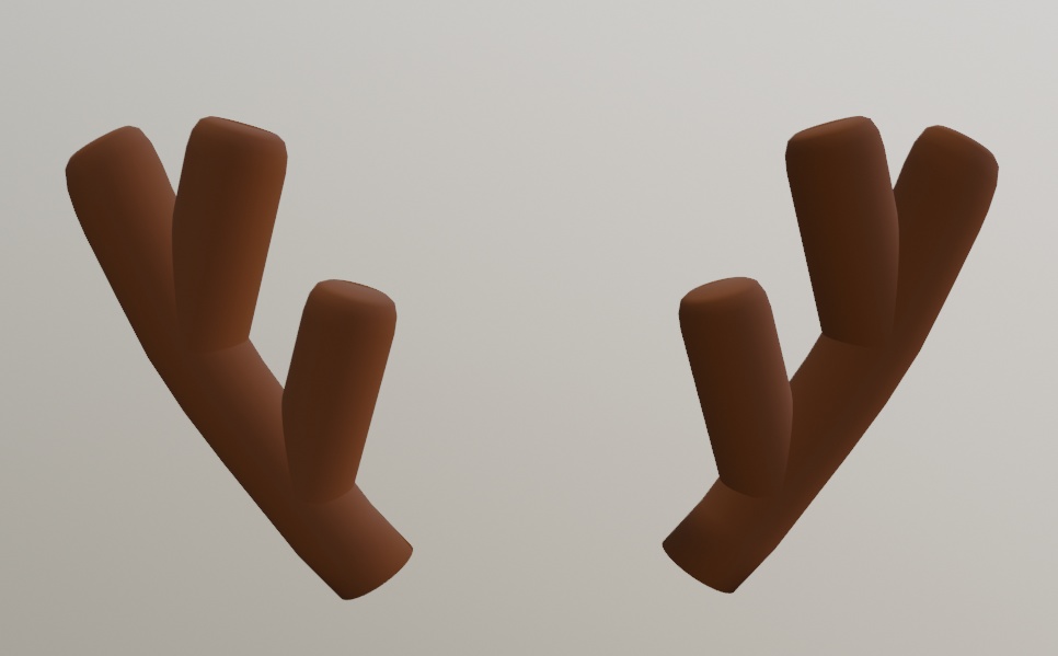 サンタ帽とトナカイの角のセット