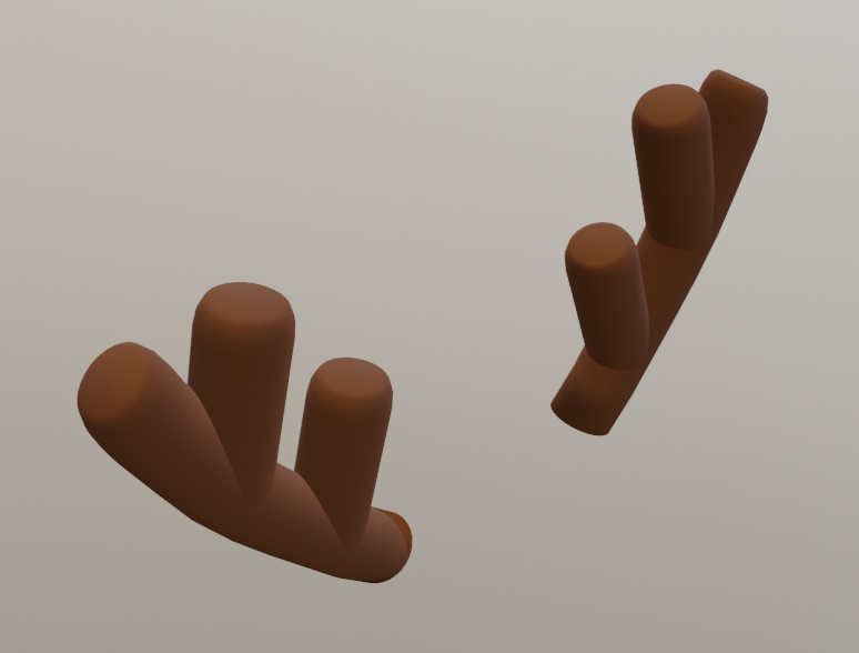 サンタ帽とトナカイの角のセット