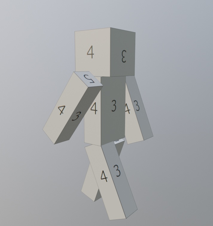 マイ〇クラフト風 素体アバター